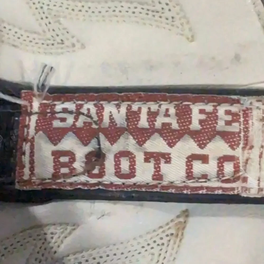 Santa Fe Boot Co Python Snakeskin Cowboy Boots Western Tall Boots 10D